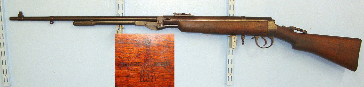  RAREST & MOST DESIRABLE**1907-1914 BSA Military Long Rifle Pattern ‘Long Lee Type’ .177 Calibre Territorial / Volunteer Lincoln Jeffries Patent Under-Lever Training Air Rifle With Additional Flip Up Aperture Target Peep Sight. Sn 23509 air rifle .177