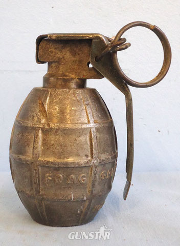 DEACTIVATED INERT. Belgian Mecar M73 Drill Dummy Fragmentation Hand Grenade. DEACTIVATED INERT. Belgian Mecar M73 Drill Dummy Fragmentation Hand Grenade.  Antique & Militaria in 