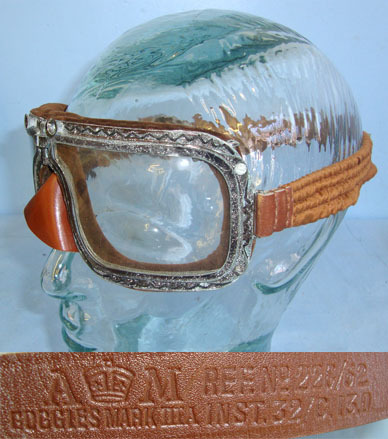  RAF MK IIIA Fighter Pilot’s Flying Goggles. MK IIIA Fighter Pilot’s Flying Goggles.  Clothing