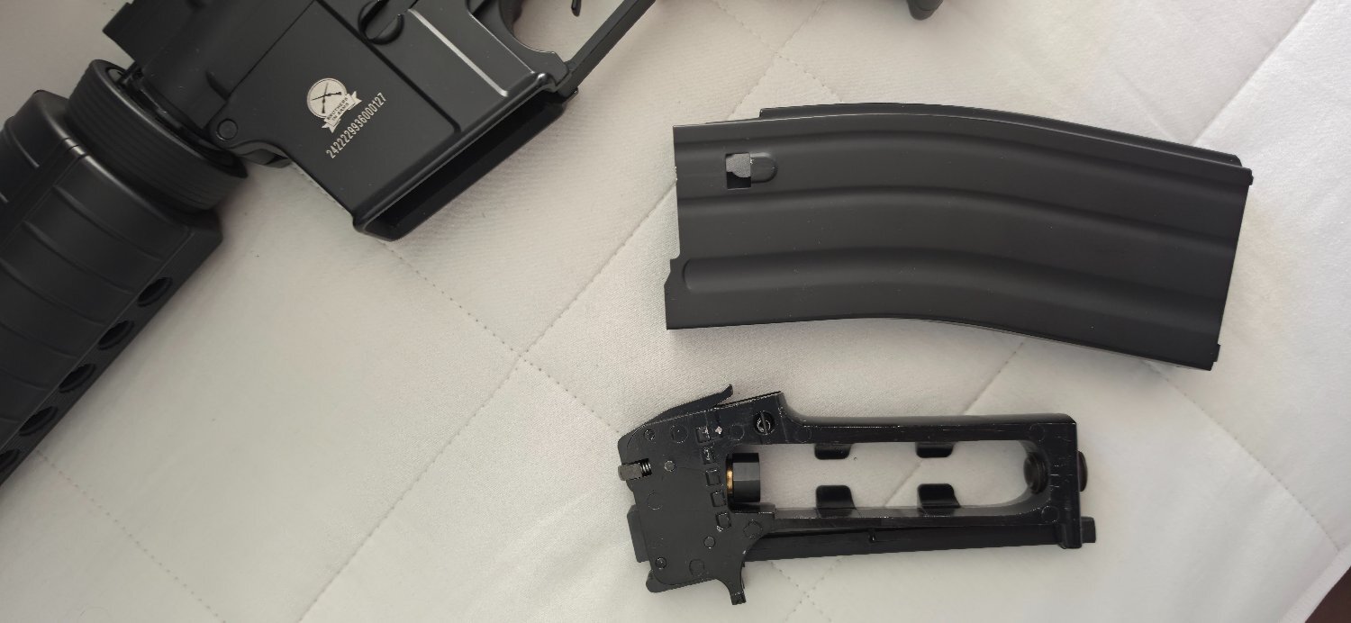 {CATEGORY} - Lee Enfield M4A1 Carbine With Red Dot Sight 4.5mm