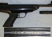 Post 1973 BSA Scorpion .22 Calibre Air Pistol With Cocking Lever Accessory. AI 592 air pistol .22