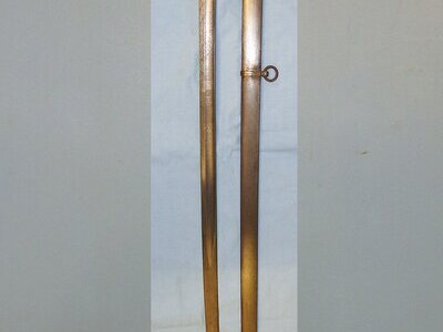 Victorian, British Ordnance C. Smith & Son London Pattern 1827 Officer's Presentation Sword With Etched Blade ‘F.S.F.S From G. Cadets Of B. Co R.M.C.S (Royal Military College Sandhurst) Christmas 1869’ & Scabbard. ED 2552  Sword