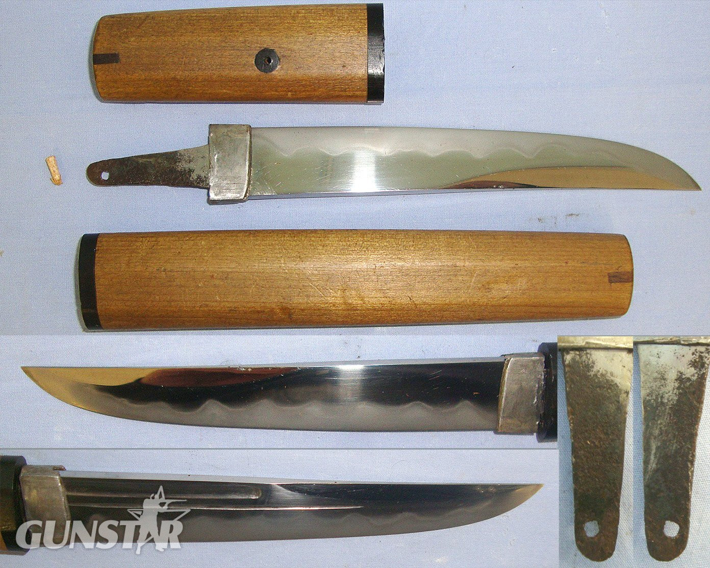 QUALITY**WW2 Japanese Kamikaze & Kaiten Pilot Officer’s Aikuchi Seppuku / Suicide Dirk With Scabbard. Sn 23505 Knive