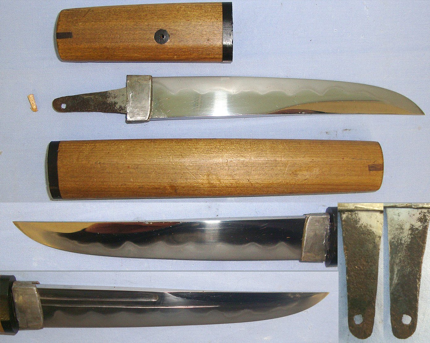QUALITY**WW2 Japanese Kamikaze & Kaiten Pilot Officer’s Aikuchi Seppuku / Suicide Dirk With Scabbard. Sn 23505 Knive