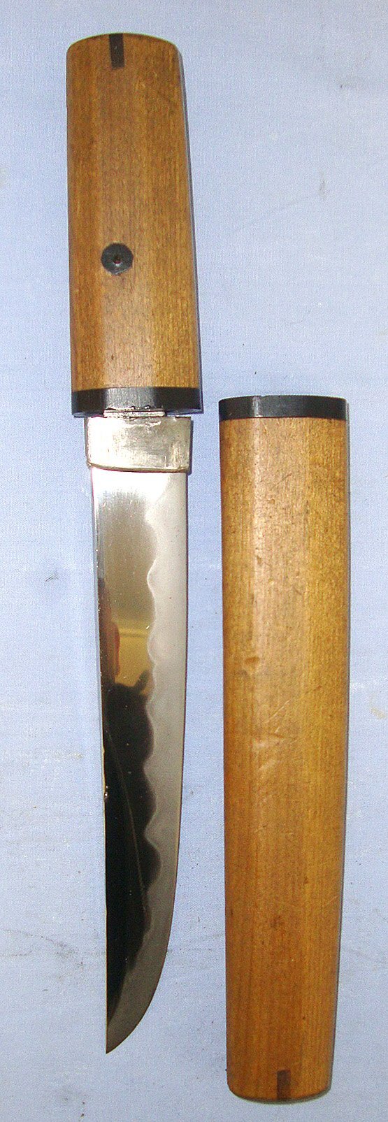  QUALITY**WW2 Japanese Kamikaze & Kaiten Pilot Officer’s Aikuchi Seppuku / Suicide Dirk With Scabbard. Sn 23505 Knive