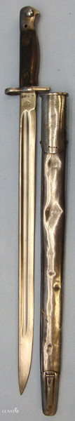 Siamese Contract Pattern 1907 Bayonet and Scabbard. Bayonet in 