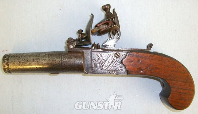  R. Horton With Folding Trigger & Turn Off Barrel. Sn 16380 20 Bore/gauge Muzzleloader