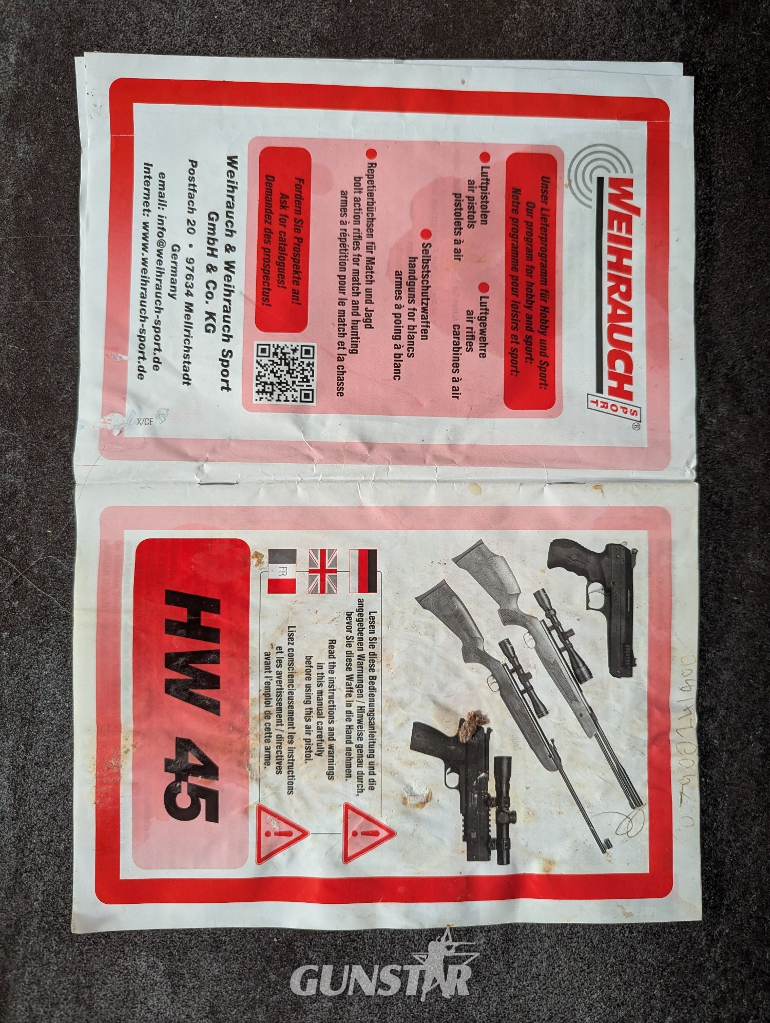 Weihrauch HW45 .22