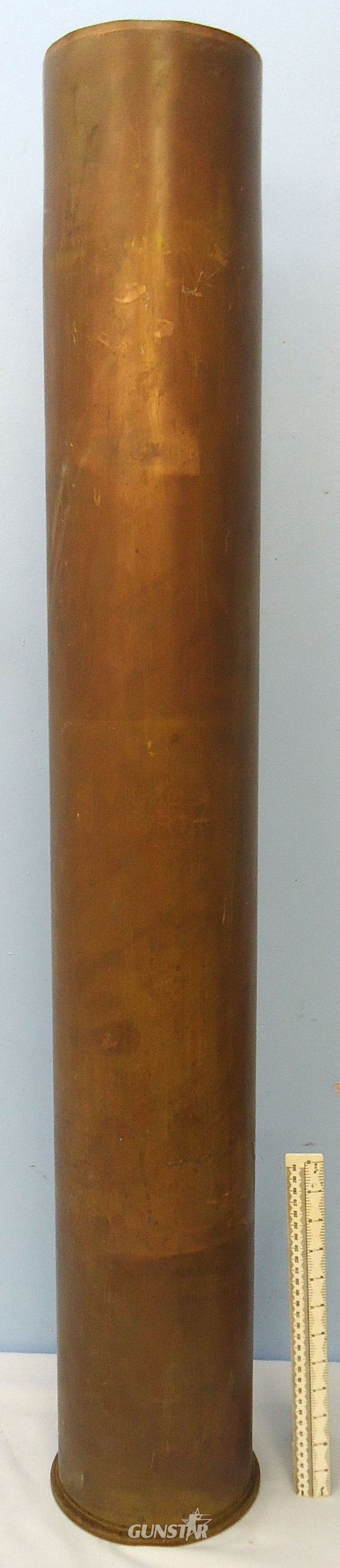  INERT DEACTIVATED. WW2, Swedish Naval, 1942 Dated, 15.2cm/53 Model 1942 (152 x 1115R) Cartridge Case. O 2417 INERT DEACTIVATED. WW2, Swedish Naval, 1942 Dated, 15.2cm/53 Model 1942 (152 x 1115R) Cartridge Case. O 2417 Various Other Ammunition