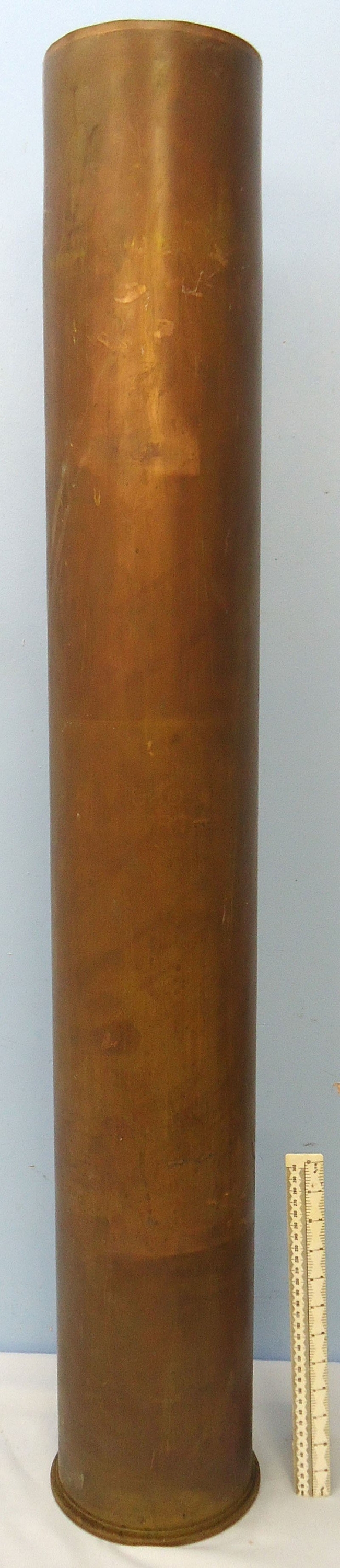  INERT DEACTIVATED. WW2, Swedish Naval, 1942 Dated, 15.2cm/53 Model 1942 (152 x 1115R) Cartridge Case. O 2417 INERT DEACTIVATED. WW2, Swedish Naval, 1942 Dated, 15.2cm/53 Model 1942 (152 x 1115R) Cartridge Case. O 2417 Various Other Ammunition
