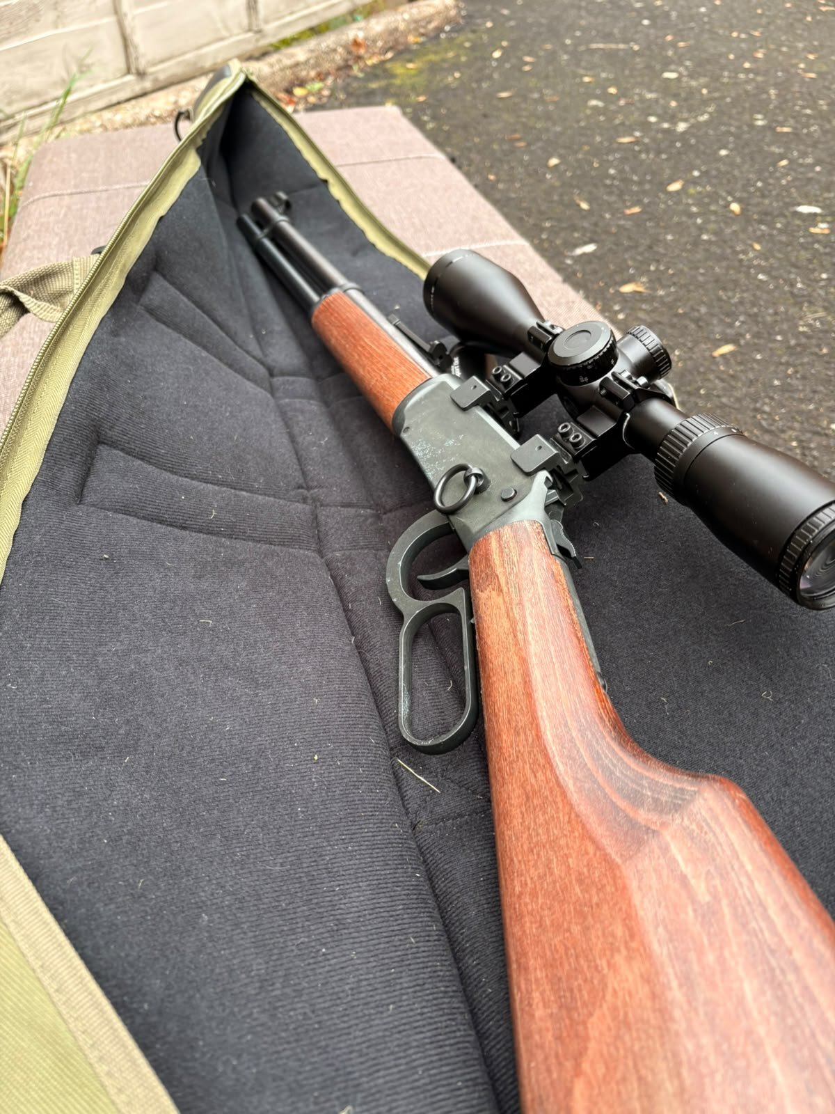 Whalter Model: Walther Lever Action .177 (CO₂ Air Rifle) Lever Action .177 Rifle