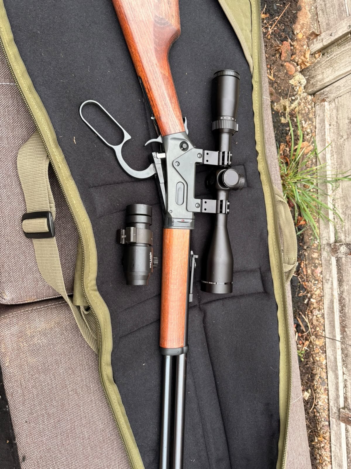 Whalter Model: Walther Lever Action .177 (CO₂ Air Rifle) Lever Action .177 Rifle - {CATEGORY} in 