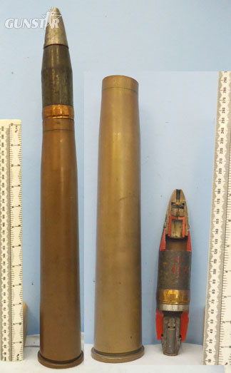  INERT DEACTIVATED. Unfired WW2 1943 American 40mm M25 Bofors (40 x 311R) Mark II INERT DEACTIVATED. Unfired WW2 1943 American 40mm M25 Bofors (40 x 311R) Mark II Antique & Militaria