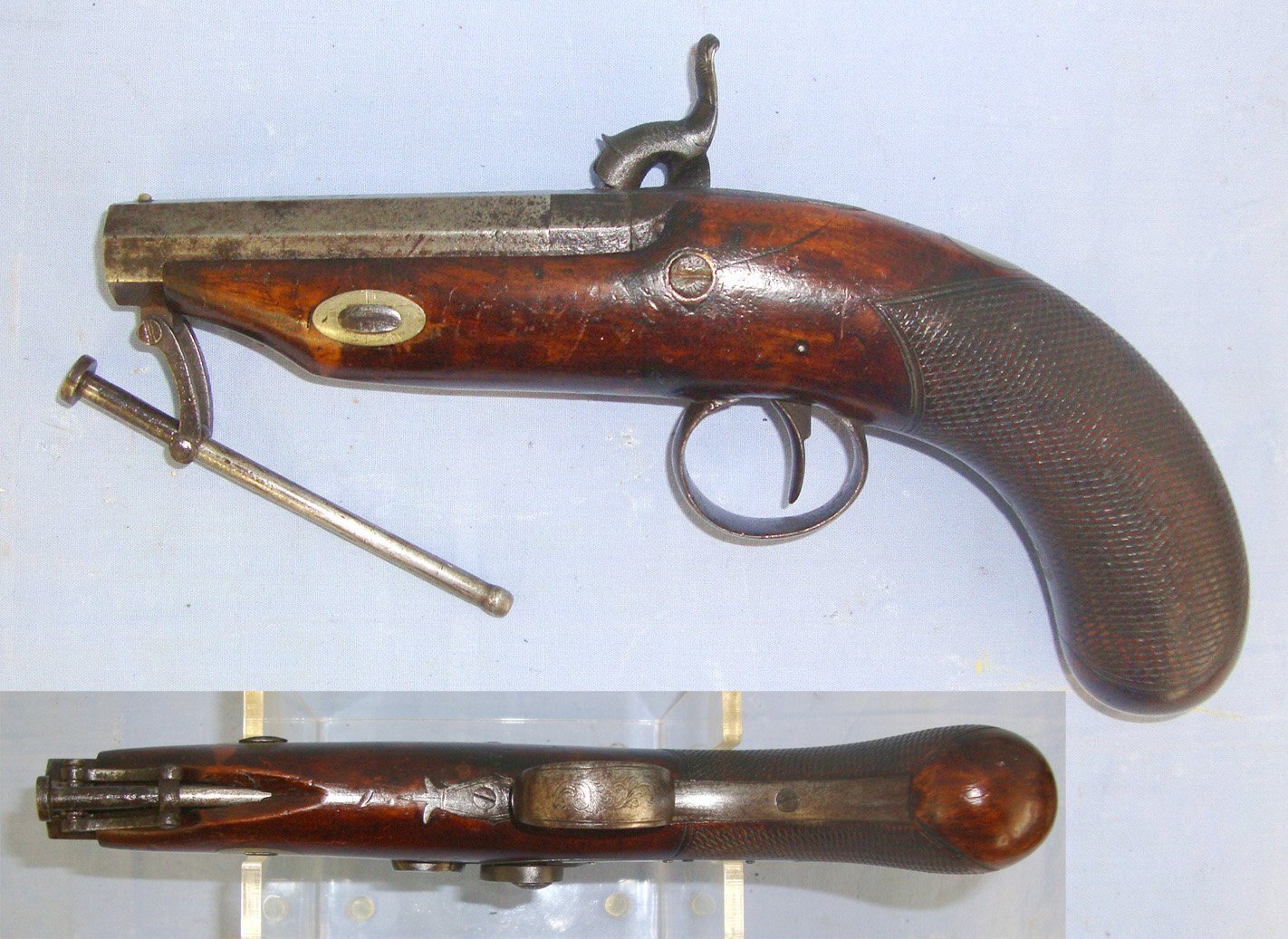  W. & J. Rigby Octagonal Barrel & Captive Steel Ram Rod. Sn 22676 .45 Muzzleloader