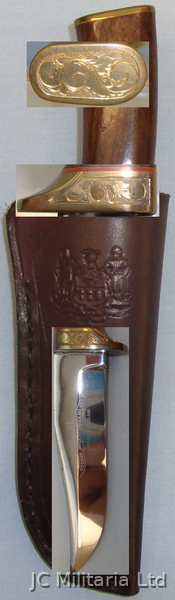 Wostenholm I*XL Hunting Knife with Leather Sheath. ED 2486 Hunting Knive