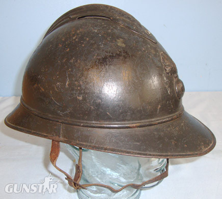 French M15 Adrian Combat Helmet With 'RF' (République Française) Infantry Helmet French M15 Adrian Combat Helmet With 'RF' (République Française) Infantry Helmet Clothing in 