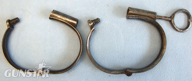 American Sheriff\'s Western \'Plug\' handcuffs and Twist Key. American Sheriff's Western 'Plug' handcuffs and Twist Key. Other Accessory in 