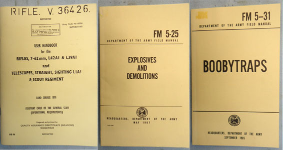 Books On Sniping And Related Subjects. Set Of Books On Sniping And Related Subjects. Other Accessory
