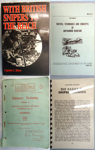  Books On Sniping And Related Subjects. Set Of Books On Sniping And Related Subjects. Other Accessory