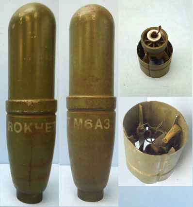  DEACTIVATED INERT. 2.36” HEAT (High Explosive Anti-Tank) (Hollow Charged) Bazook DEACTIVATED INERT. 2.36” HEAT (High Explosive Anti-Tank) (Hollow Charged) Bazook Antique & Militaria