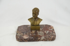 Adolf Hitler Bust with Marble Pen Holder Other Accessory