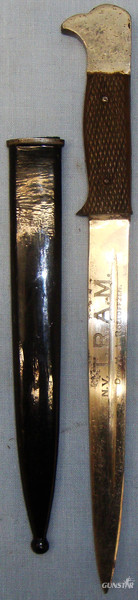 Desk Top German Miniature K98 Bayonet and Scabbard. BAYO 2616. Bayonet in 