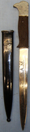 Desk Top German Miniature K98 Bayonet and Scabbard. BAYO 2616. Bayonet