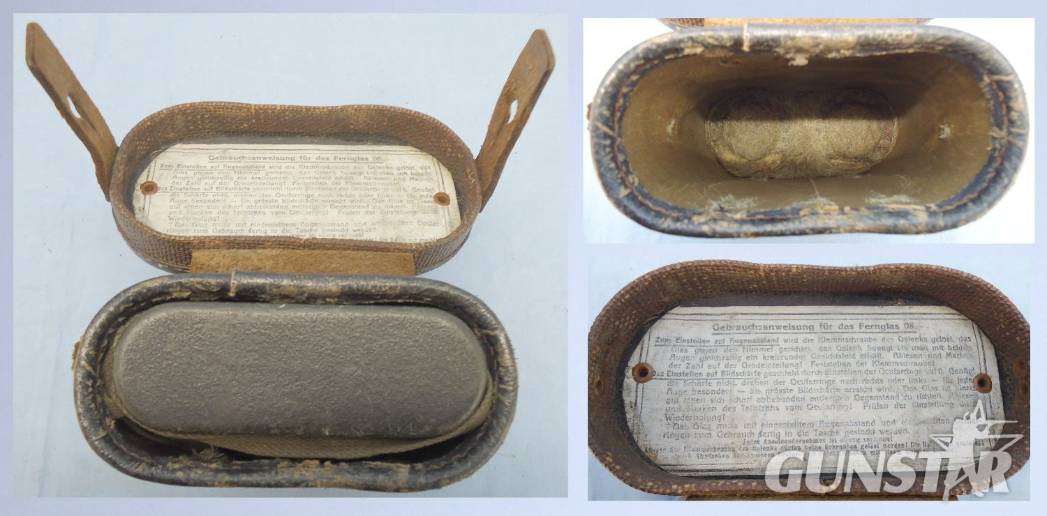  Scarce/as Found* German WWI Fernglas 08 Binoculars Maker marked Busch A-G Rathenow  in Original Case. 21645. Scarce/as Found* German WWI Fernglas 08 Binoculars Maker marked Busch A-G Rathenow  in Original Case. 21645.  Sight & Optic