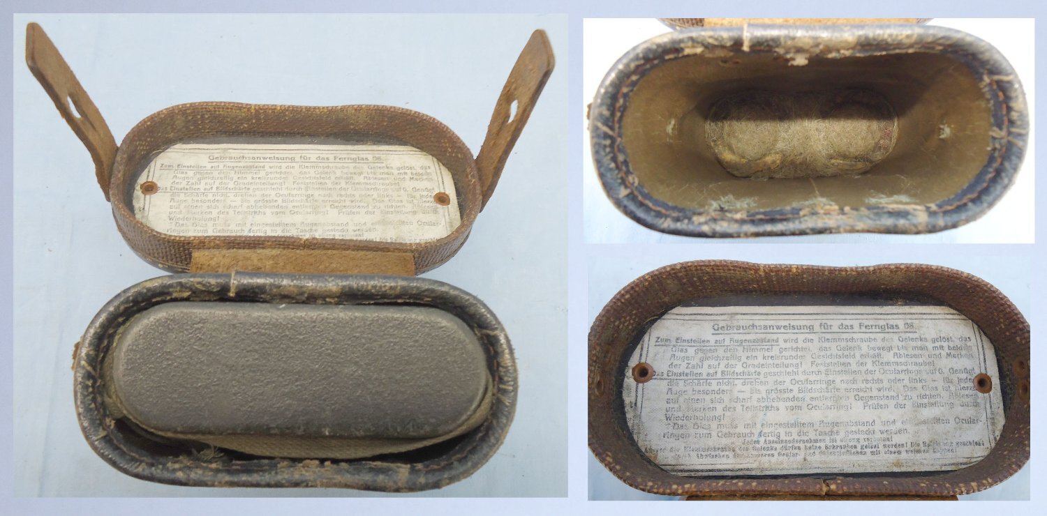  Scarce/as Found* German WWI Fernglas 08 Binoculars Maker marked Busch A-G Rathenow  in Original Case. 21645. Scarce/as Found* German WWI Fernglas 08 Binoculars Maker marked Busch A-G Rathenow  in Original Case. 21645.  Sight & Optic