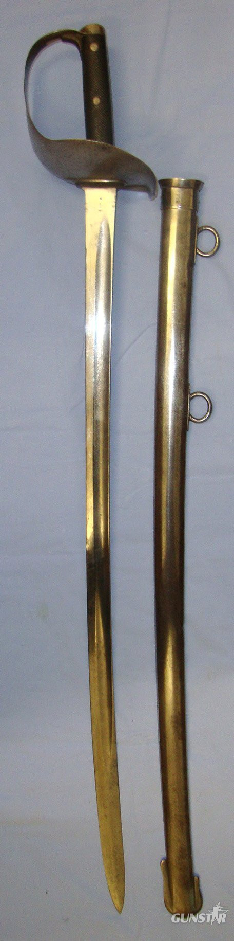 Boer War 1901 Dated 1899 Pattern, British WD Wilkinson Heavy Cavalry Sword Regiment Marked ‘5Y NK’ To The 5th Norfolk Yeomanry Cavalry & Mole Patent WD Scabbard Sn 22198 Sword in 