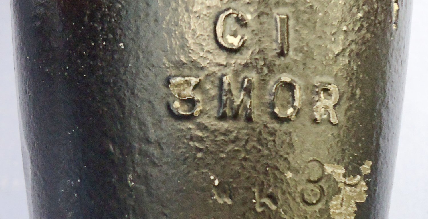 INERT DEACTIVATED. Original, Fired, 1954 Dated British 3 Inch Practice High Explosive (HE) Mortar. - O 2235 INERT DEACTIVATED. Original, Fired, 1954 Dated British 3 Inch Practice High Explosive (HE) Mortar. - O 2235  Other Ammunition - {CATEGORY}