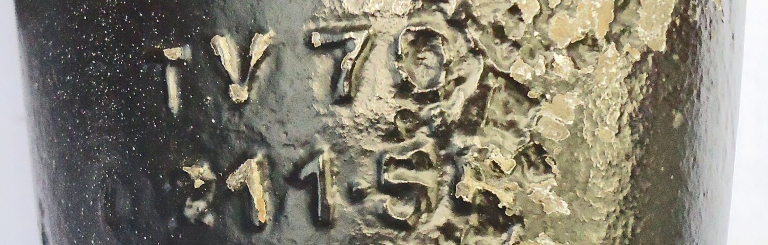 INERT DEACTIVATED. Original, Fired, 1954 Dated British 3 Inch Practice High Explosive (HE) Mortar. - O 2235 INERT DEACTIVATED. Original, Fired, 1954 Dated British 3 Inch Practice High Explosive (HE) Mortar. - O 2235  Other Ammunition 