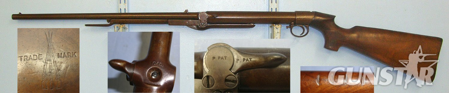  Early 1906-1907 B.S.A Improved Model Lincoln Jeffries Patent .177 Calibre Underlever Air Rifle With Early Bayonet Catch Lever ( no protective side fences),  Pistol Grip Stock Variant. Sn 23041 .177