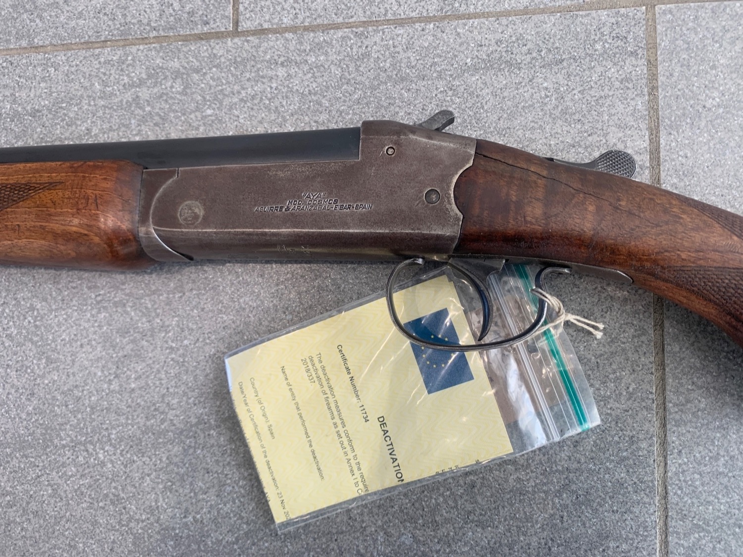 AYA (Aguirre Y Aranabal) AYA Cosmos Single Barrel  Single Barrel 12 Bore/gauge