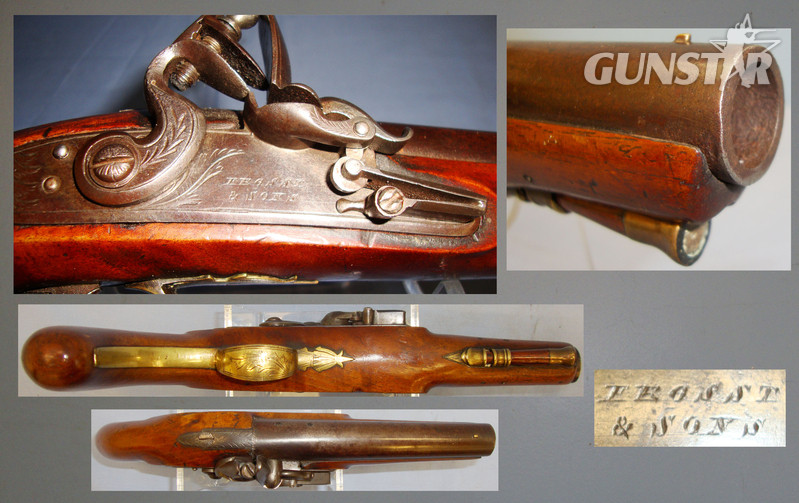Frosst & Sons 16 Bore Flintlock Overcoat Pistol 16 Bore/gauge Muzzleloader