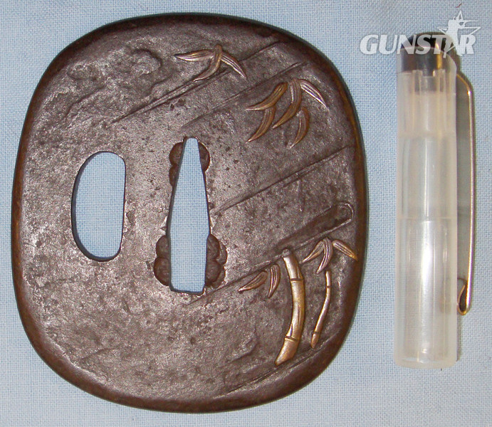 Rounded Square Shaped ‘Katana Tsuba’ in Iron. ED 2692. Rounded Square Shaped ‘Katana Tsuba’ in Iron. ED 2692. Other Accessory in 
