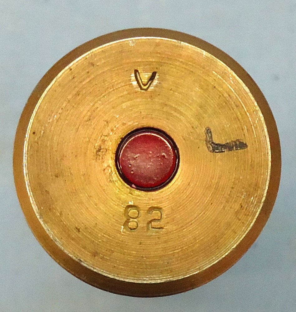 INERT DEACTIVATED. Yugoslavian, 30mm (30 x 30B) M93 High Explosive, Spin Stabilised Grenade For The BGA 30 Grenade Launcher. - O 2086 INERT DEACTIVATED. Yugoslavian, 30mm (30 x 30B) M93 High Explosive, Spin Stabilised Grenade For The BGA 30 Grenade Launcher. - O 2086  Other Ammunition