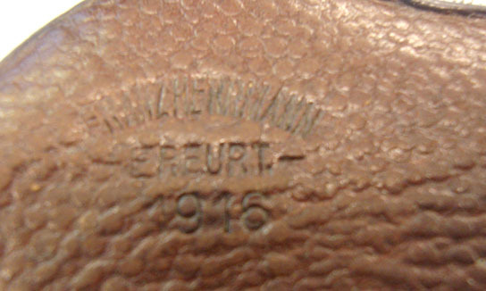  FranzHerrmann Erfurt 1916  German Mauser Pistol Holster Care & Storage