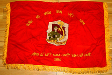 Rare/Original* 1960’s North Vietnamese ‘People’s Army of Viet nam’ Embroidered Banner. MISC 924. Rare/Original* 1960’s North Vietnamese ‘People’s Army of Viet nam’ Embroidered Banner. MISC 924. Antique & Militaria