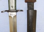 WW1 DEMAG, Deutsche Maschinefabrik A-G Duisburg Imperial German Army, Aufpflanzbarer Grabendolch Or Fixable Trench Knife Bayonet & Scabbard With Integral Belt Loop. Sn 23484:46 Bayonet