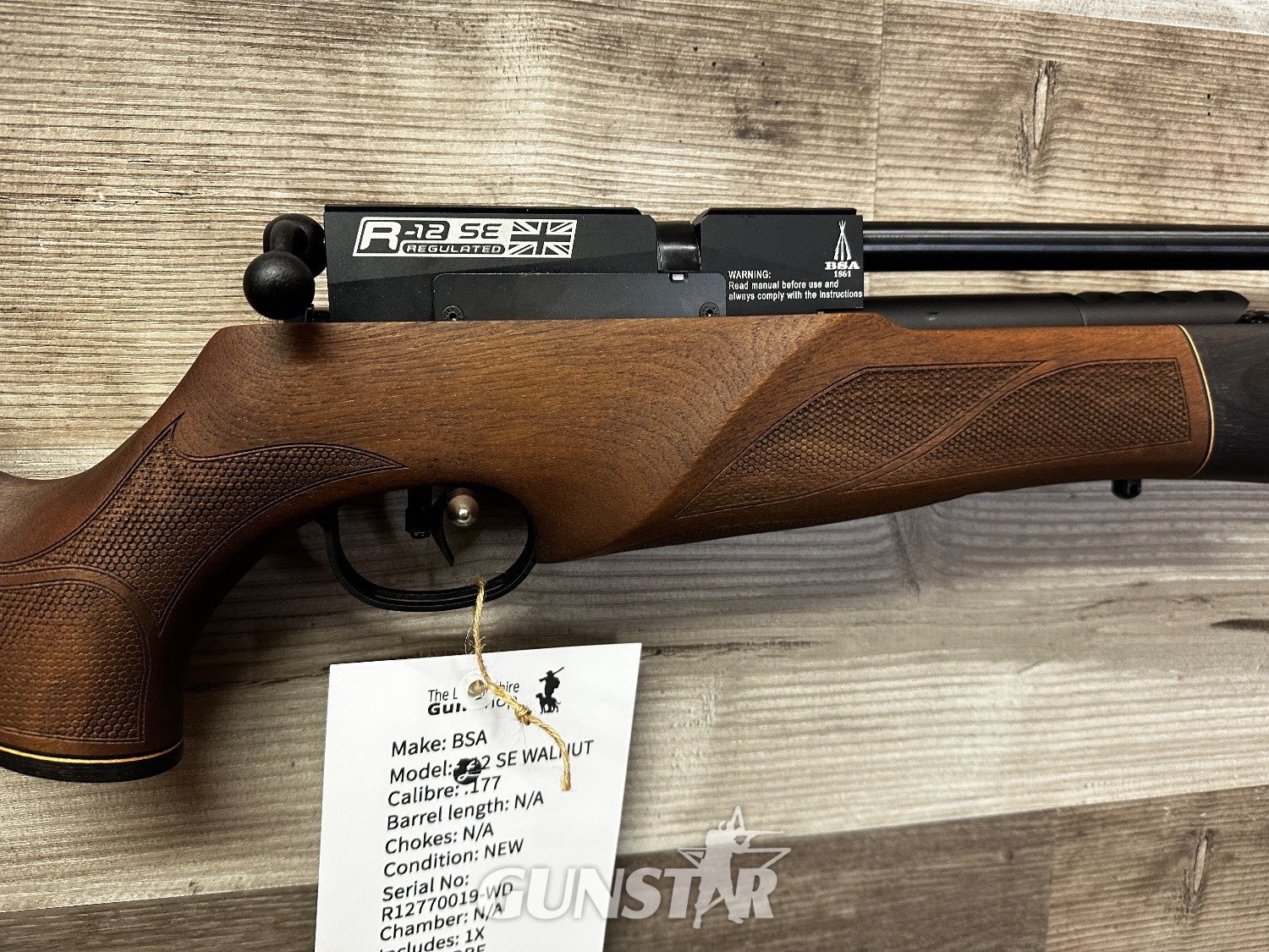  BSA R12 SE Walnut  .177