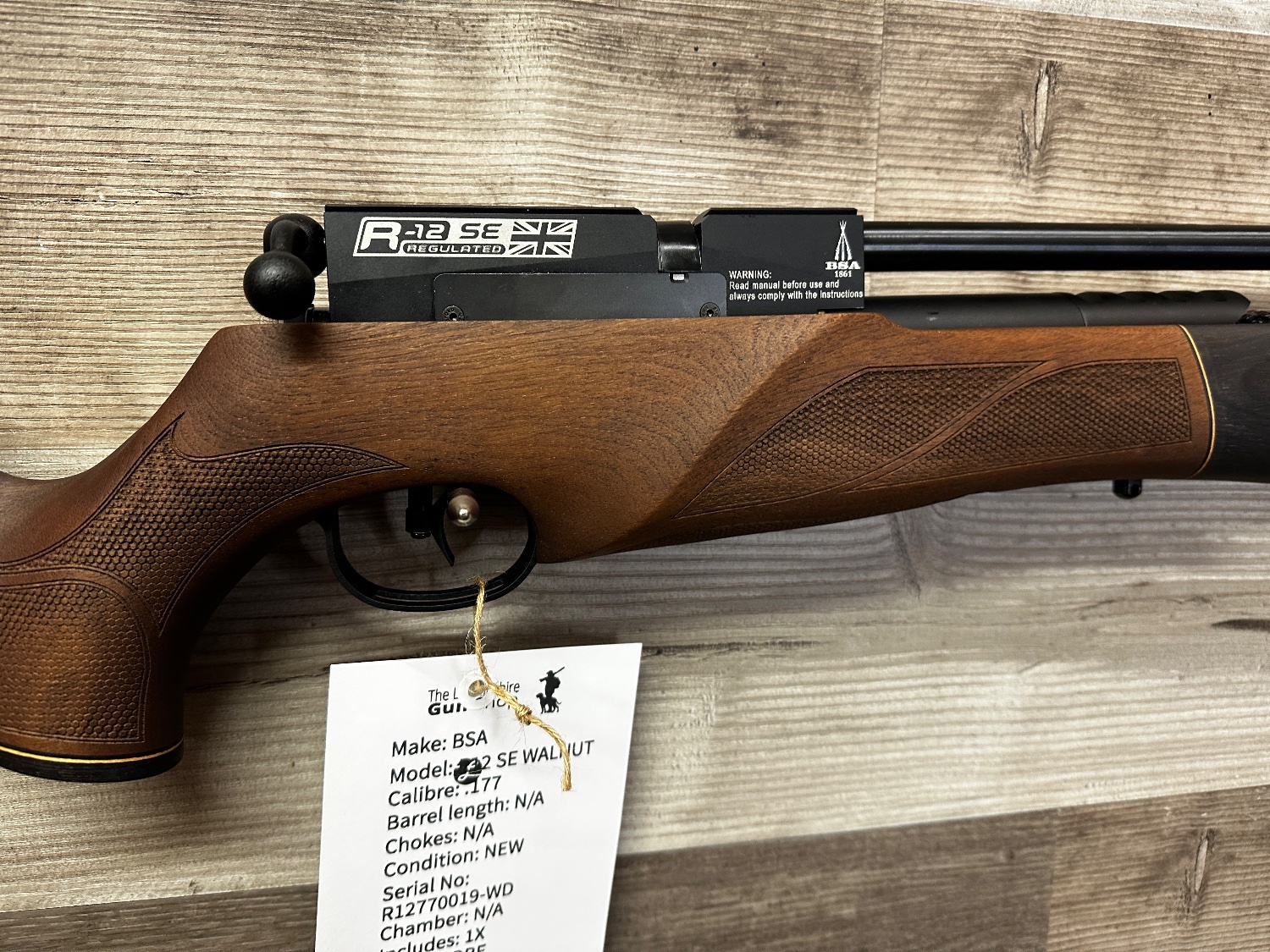  BSA R12 SE Walnut  .177