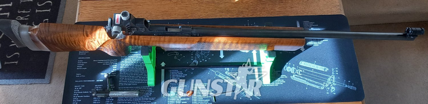 Unique (French) Model 66 Bolt Action .22 Long Rifle (.22 LR) Rifle in 