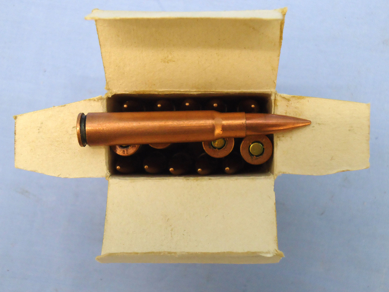 DEACTIVATED INERT. Unfired Original 1962 Dated, Czech, Cardboard 15 Round \"Patronen s.S.\", 180gr 7.92x57 Ball Ammunition Service Pack. Sn - 19920:4 DEACTIVATED INERT. Unfired Original 1962 Dated, Czech, Cardboard 15 Round \"Patronen s.S.\", 180gr 7.92x57 Ball Ammunition Service Pack. Sn - 19920:4  Other Ammunition