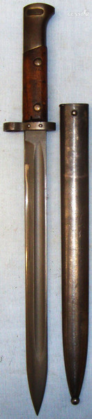 Czechoslovakian ‘M1924’ Short Bayonet and Scabbard. BAYO 2617. Bayonet in 