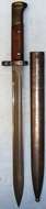 Czechoslovakian ‘M1924’ Short Bayonet and Scabbard. BAYO 2617. Bayonet