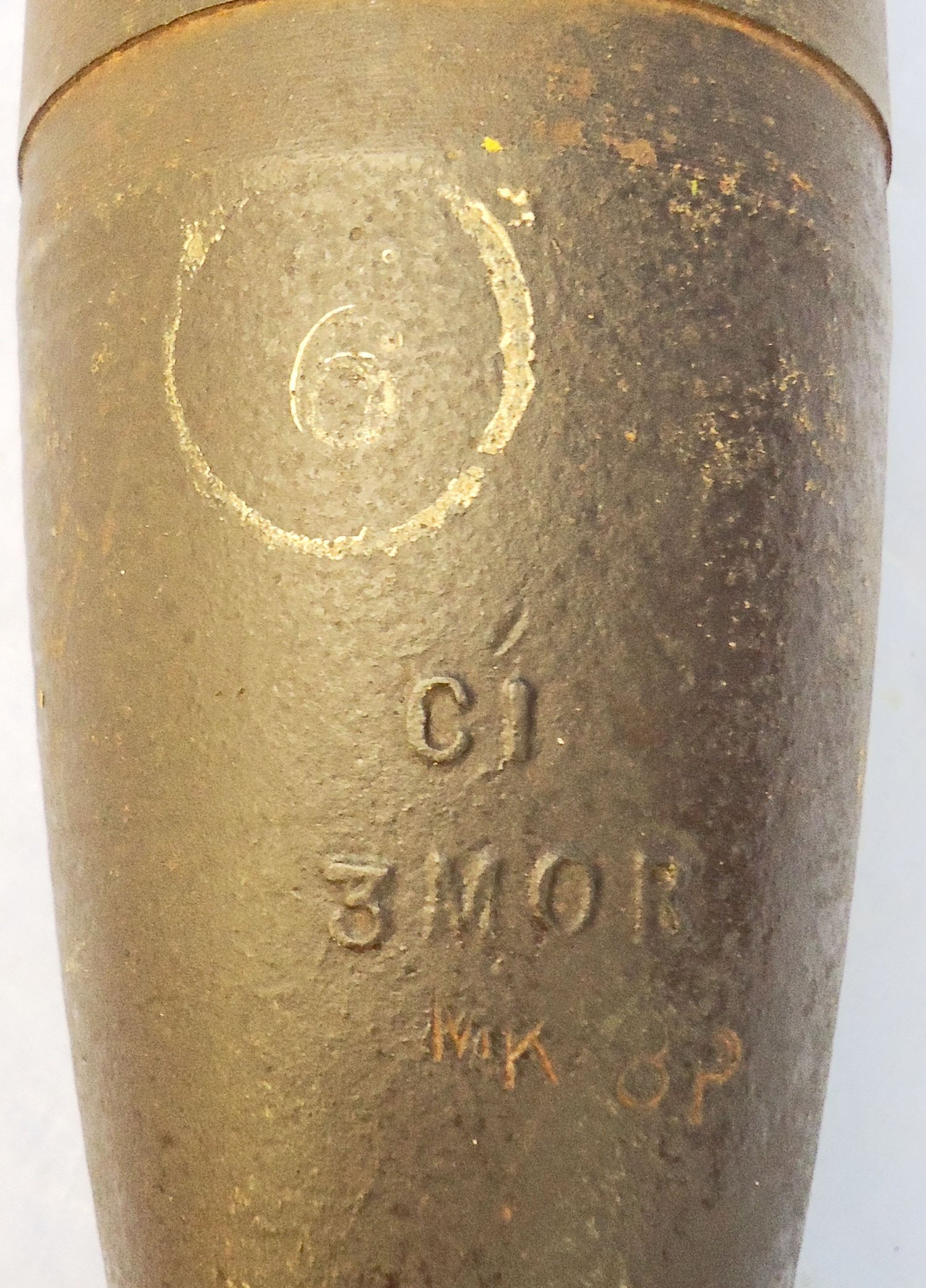 INERT DEACTIVATED. Unfired, Original Korean/Cold War Era, 1954 Dated British 3 Inch Practice High Explosive (HE) Mortar & Original Transit Container. Sn - 21775 INERT DEACTIVATED. Unfired, Original Korean/Cold War Era, 1954 Dated British 3 Inch Practice High Explosive (HE) Mortar & Original Transit Container. Sn - 21775  Other Ammunition 