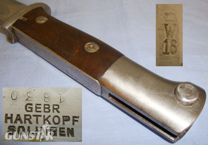 German ‘M84/98’ Bayonet and Steel Scabbard. BAYO 228. Bayonet