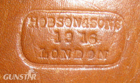  Hobson & Sons London British Sam Browne Holster For Webley & Enfield MK VI .455" Calibre Service Revo Care & Storage