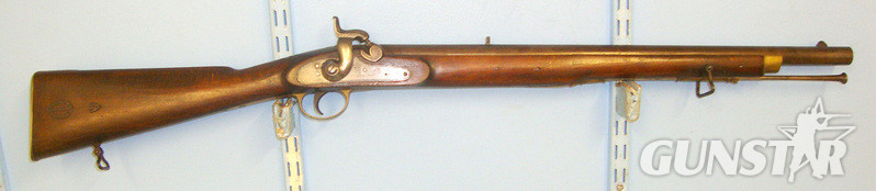 Royal Small Arms Factory (Enfield) 702 Calibre Muzzle Loading, Percussion Rifled Carbine Stock Impressed Barnett Gunmakers London Muzzleloader None Rifle in 